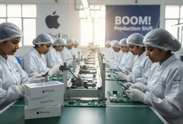 Apple sposta la produzione: boom di iPhone Made in India