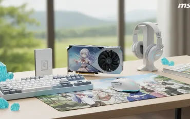 MSI lancia una collezione a tema anime 'Frieren': Scheda video, tastiera, mouse e altro