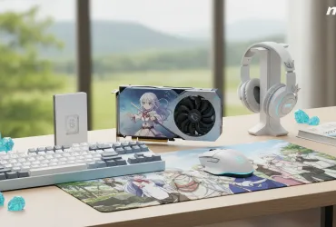 MSI lancia una collezione a tema anime 'Frieren': Scheda video, tastiera, mouse e altro