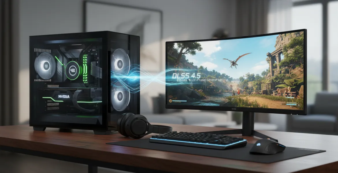 Nvidia rivoluziona il gaming con DLSS 4.5 e dynamic multi frame generation