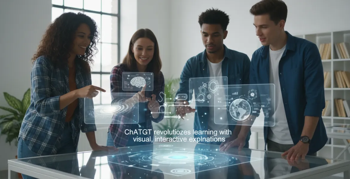 ChatGPT rivoluziona l'apprendimento con spiegazioni visive interattive