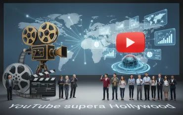 YouTube supera Hollywood: Rivoluzione nel mercato pubblicitario globale