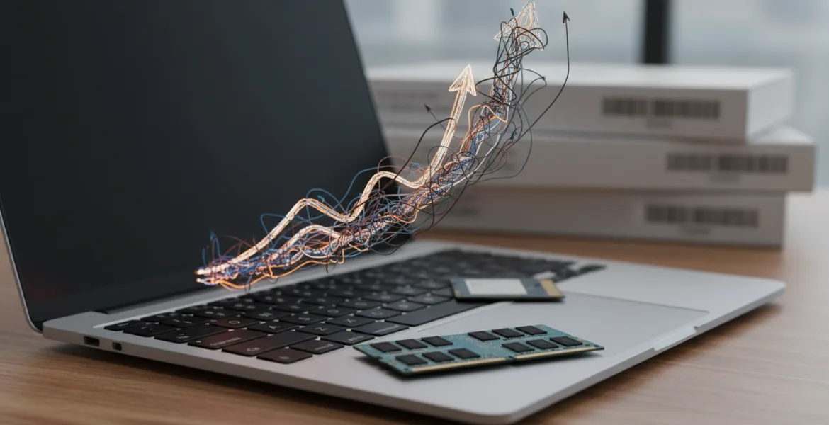Allarme prezzi alle stelle per i laptop: Memoria RAM e SSD in crescita vertiginosa