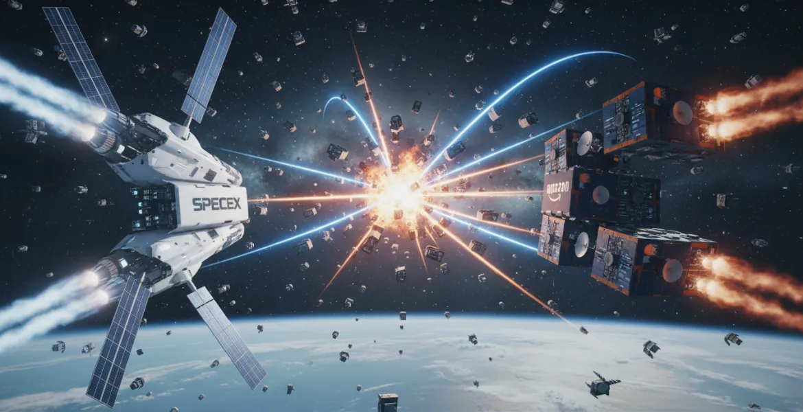 SpaceX vs. Amazon: Battaglia spaziale per i data center orbitali