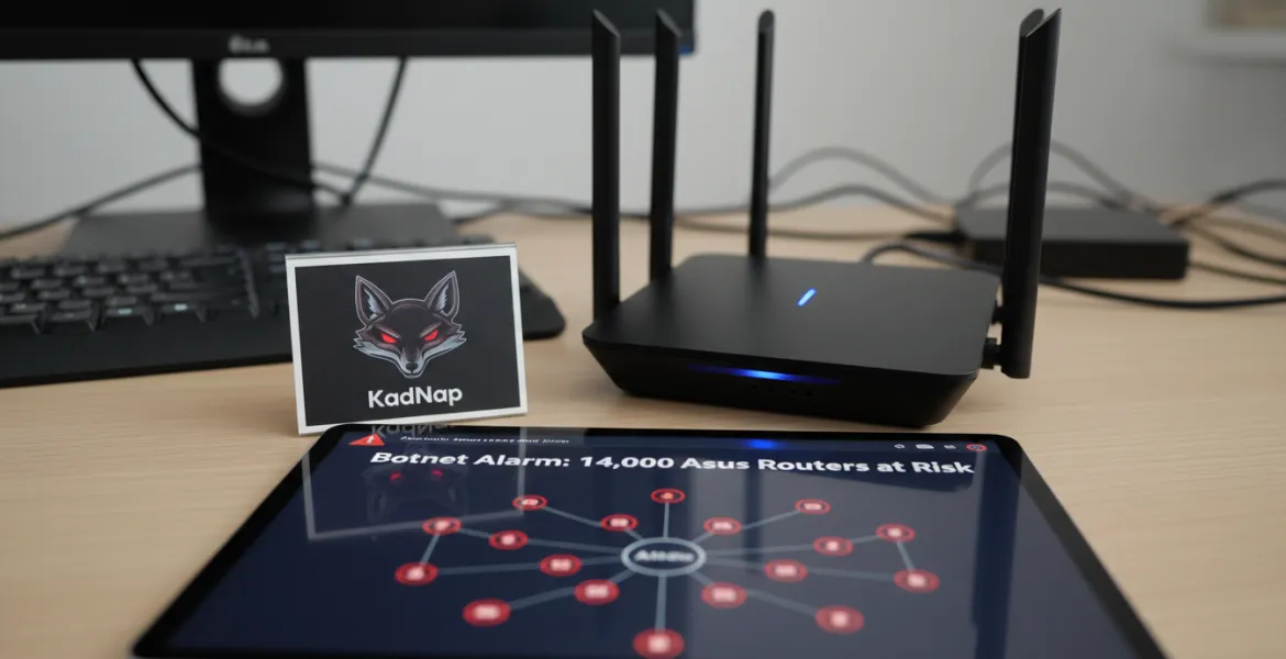 Allarme Botnet KadNap: 14.000 router Asus a rischio