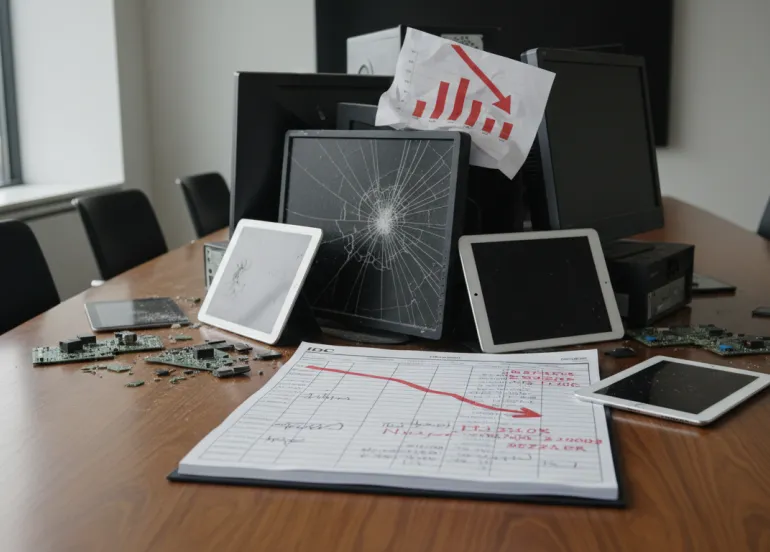 Crisi nel mercato PC e tablet: IDC rivede drasticamente le previsioni di crescita