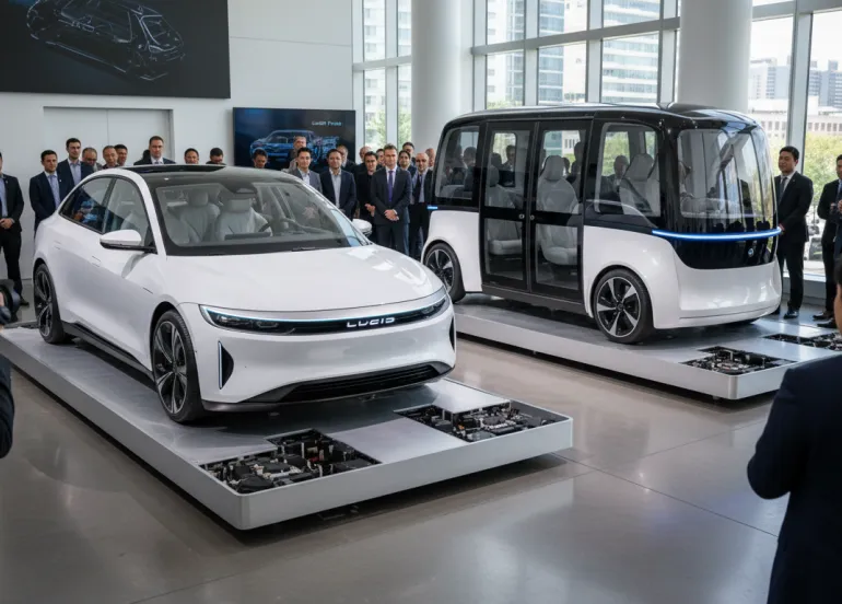 Lucid Motors svela la piattaforma per auto elettriche più accessibili e robotaxi