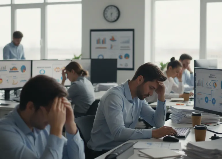 Intelligenza Artificiale: Aumento del carico di lavoro e stress per i dipendenti