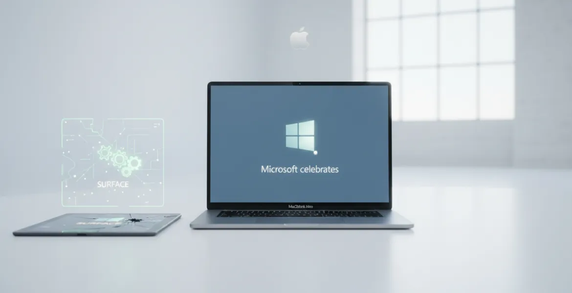 Ex-capo di Windows Microsoft elogia il MacBook Neo di Apple, ripensando al fallimento di Surface