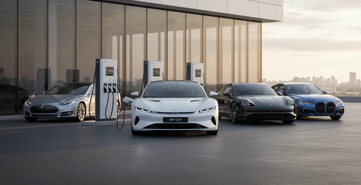 BYD sfida Tesla, Porsche e BMW con la ricarica ultra-rapida