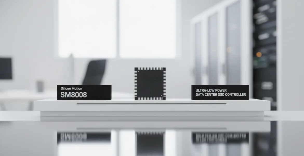 Silicon Motion presenta SM8008: il controller SSD per data center a bassissimo consumo