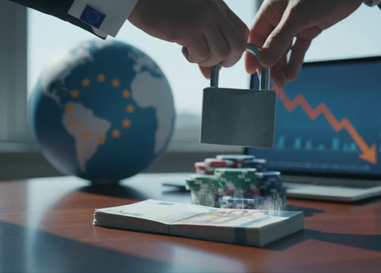 UE stringe la morsa sui casinò offshore: fondi a rischio congelamento