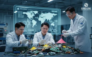 Korea Zinc sfida la Cina: Recupero di terre rare dai rifiuti hi-tech americani
