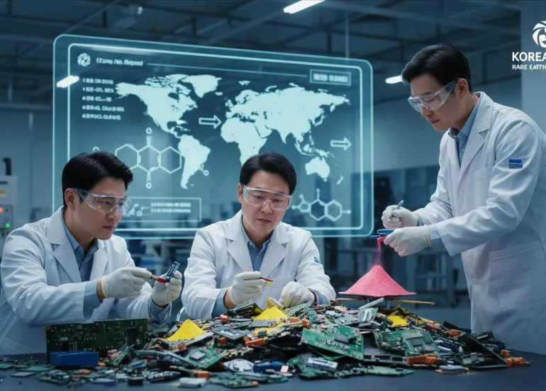 Korea Zinc sfida la Cina: Recupero di terre rare dai rifiuti hi-tech americani
