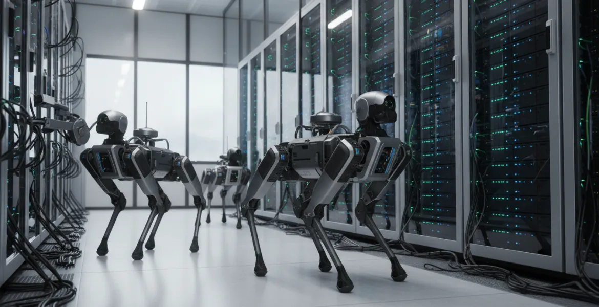 Robot-Cani al servizio dei data center: Rivoluzione nella sorveglianza Hi-Tech