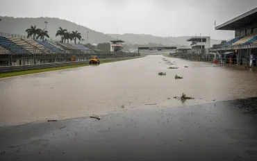 Diluvio a Goiania: pista allagata a pochi giorni dal GP del Brasile