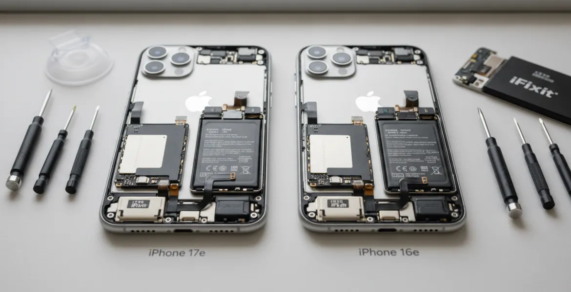 iPhone 17e: iFixit rivela la sorprendente compatibilità con iPhone 16e