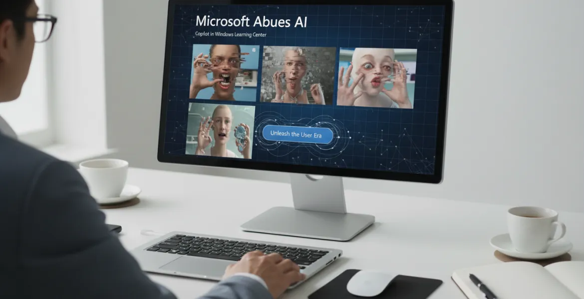 Microsoft Abusa dell'IA: Immagini generate da Copilot nel Windows Learning Center Scatenano l'era degli utenti