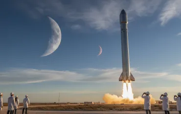 SpaceX: Test di successo per il razzo Super Heavy Starship V3, occhi puntati sulla Luna e su Marte