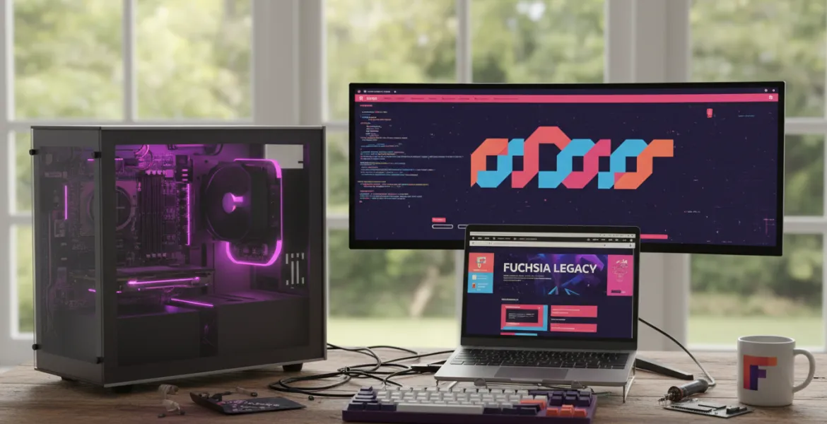 Google Fuchsia: il sogno svanito rivive in un progetto web amatoriale