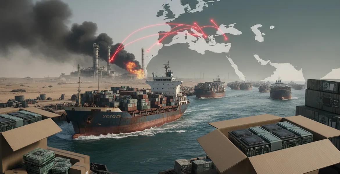 Crisi dei chip: Guerra in Medio Oriente fa impennare i costi di spedizione e minaccia l'Europa