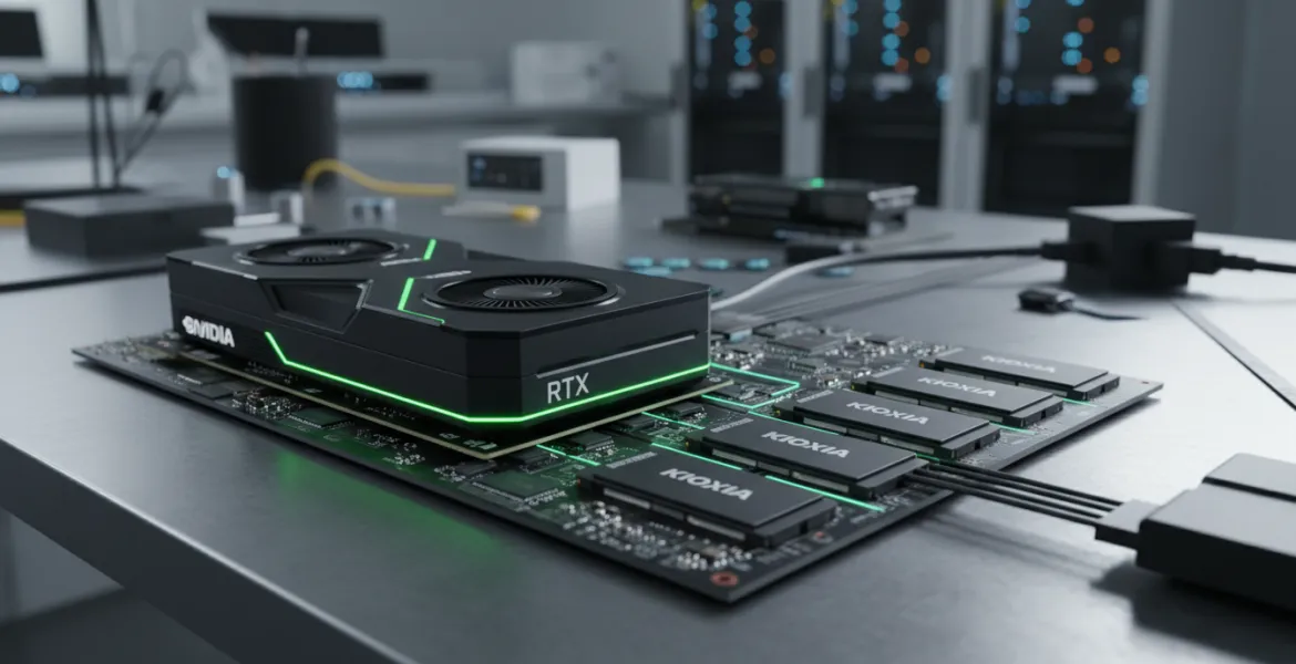 Nvidia e Kioxia rivoluzionano l'IA con SSD ad alta velocità