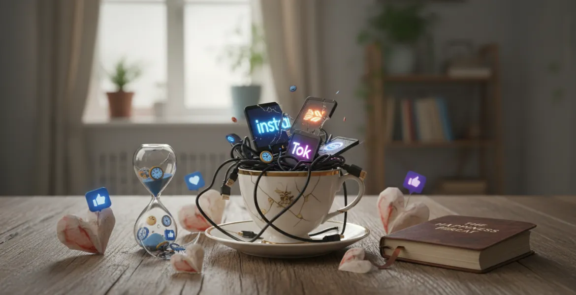 Social media e giovani: Instagram e TikTok minacciano la felicità