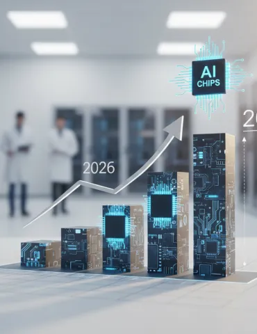 Boom dei semiconduttori: nel 2026 crescita record per i chip AI