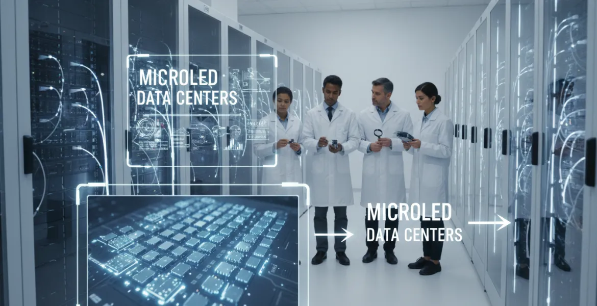 Microsoft rivoluziona i data center con MicroLED: addio ai laser