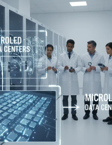 Microsoft rivoluziona i data center con MicroLED: addio ai laser