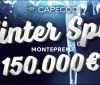 Capecod su CasinoVip con la classifica CAPECOD WINTER SPINS. In palio, un montepremi di 150.000€ in REAL BONUS e FUN BONUS.