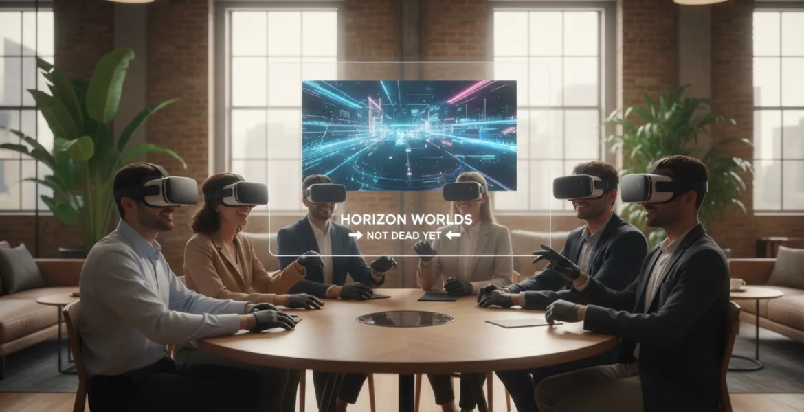 Meta inverte la rotta su Horizon Worlds: il metaverso VR non è morto