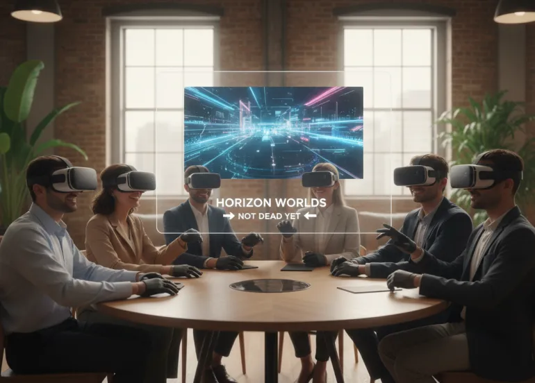 Meta inverte la rotta su Horizon Worlds: il metaverso VR non è morto
