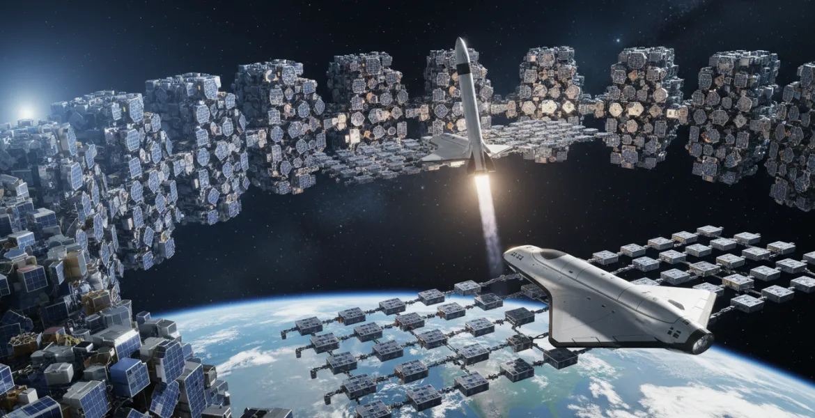 Blue Origin sfida SpaceX: Data center orbitanti con 51.600 satelliti