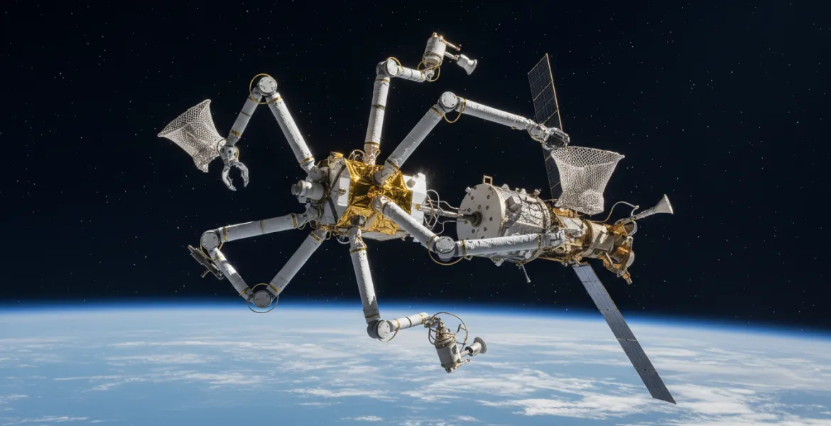 Cina lancia Hukeda-2: il satellite 'octopus' per rifornire e 'ripulire' l'orbita