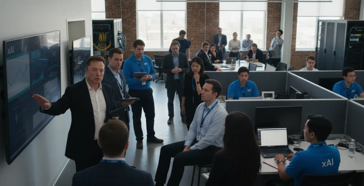 xAI di Elon Musk sfida OpenAI: ingegneri on-site per conquistare clienti