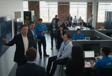 xAI di Elon Musk sfida OpenAI: ingegneri on-site per conquistare clienti