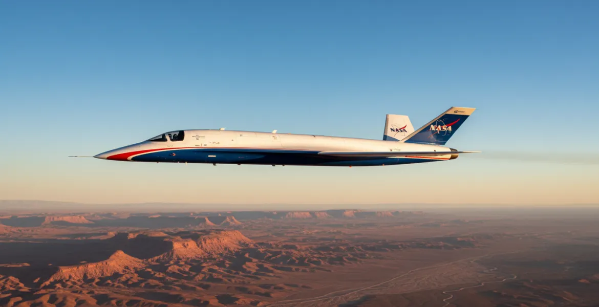 NASA X-59: Secondo volo di successo per il supersonico silenzioso