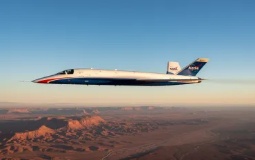 NASA X-59: Secondo volo di successo per il supersonico silenzioso