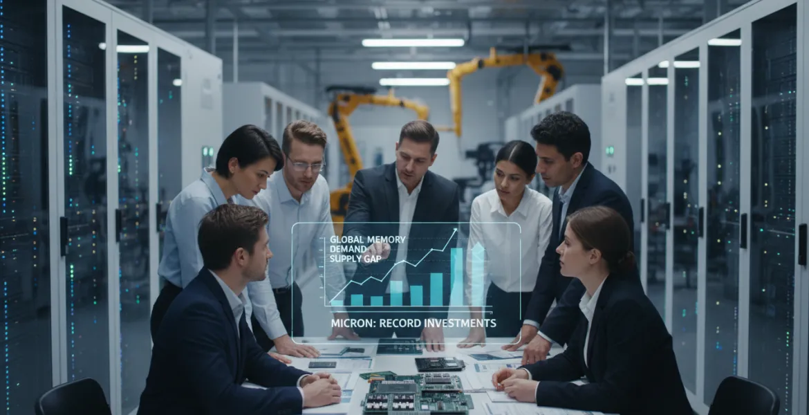Micron: Investimenti record per colmare il gap tra domanda e offerta di memorie