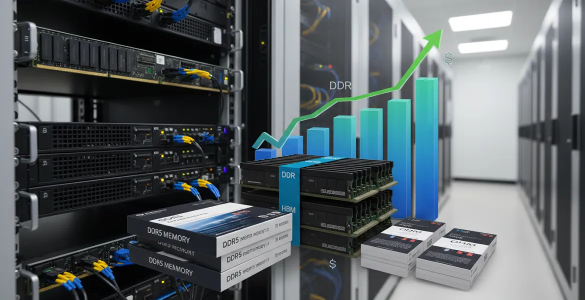 Boom di profitti per le memorie DDR: superano le HBM grazie alla domanda e ai costi