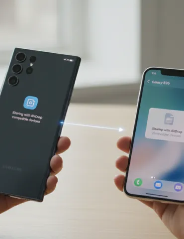 Samsung Galaxy S26 rivoluziona la condivisione file: arriva il supporto AirDrop