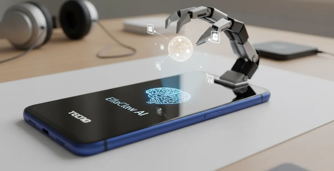 Tecno rivoluziona gli smartphone con l'IA: arriva EllaClaw per automatizzare la tua vita digitale