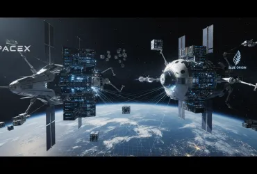 SpaceX vs. Blue Origin: La battaglia per i data center spaziali si intensifica