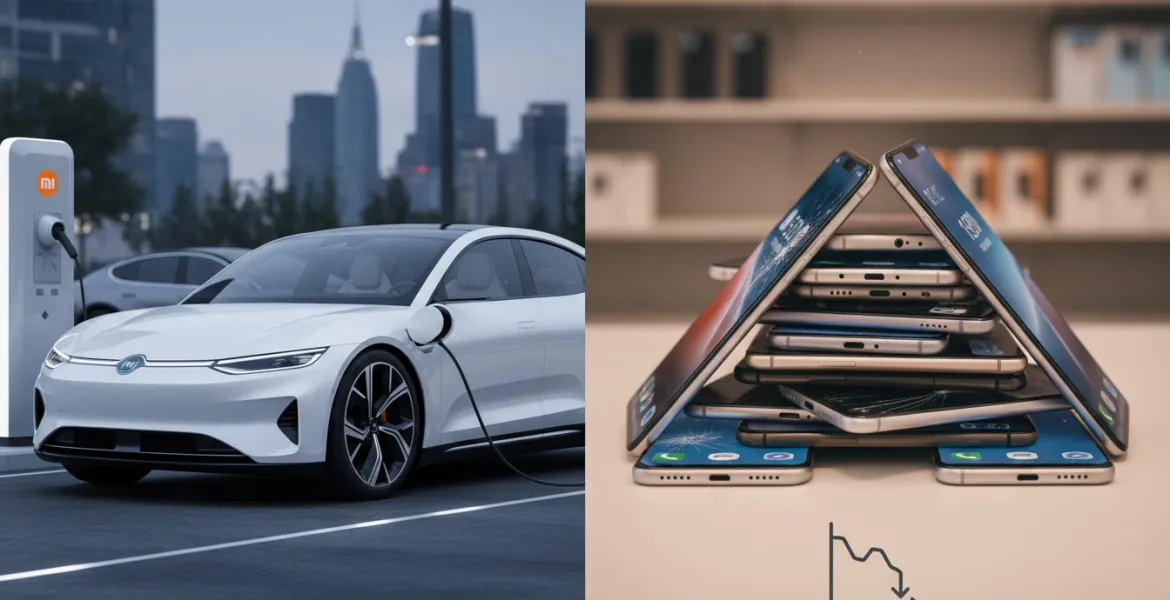 Xiaomi sfida il mercato: Auto elettriche in crescita, smartphone in declino