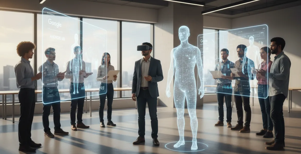 Android XR: Google punta sui gemelli digitali fotorealistici
