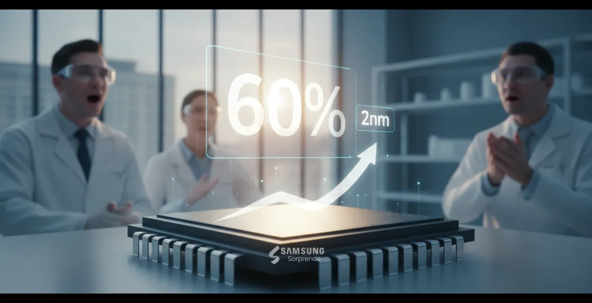 Samsung Sorprende: Resa del 2nm Balza Oltre il 60%