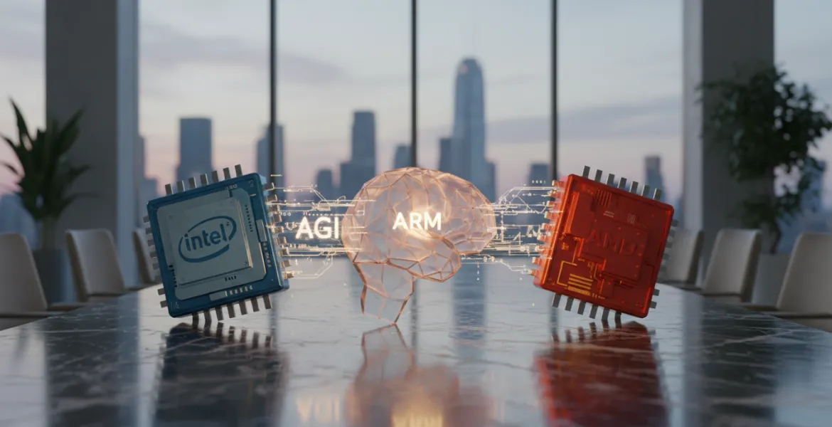 Arm sfida Intel e AMD: Irrompe nel mercato dei chip AI con AGI