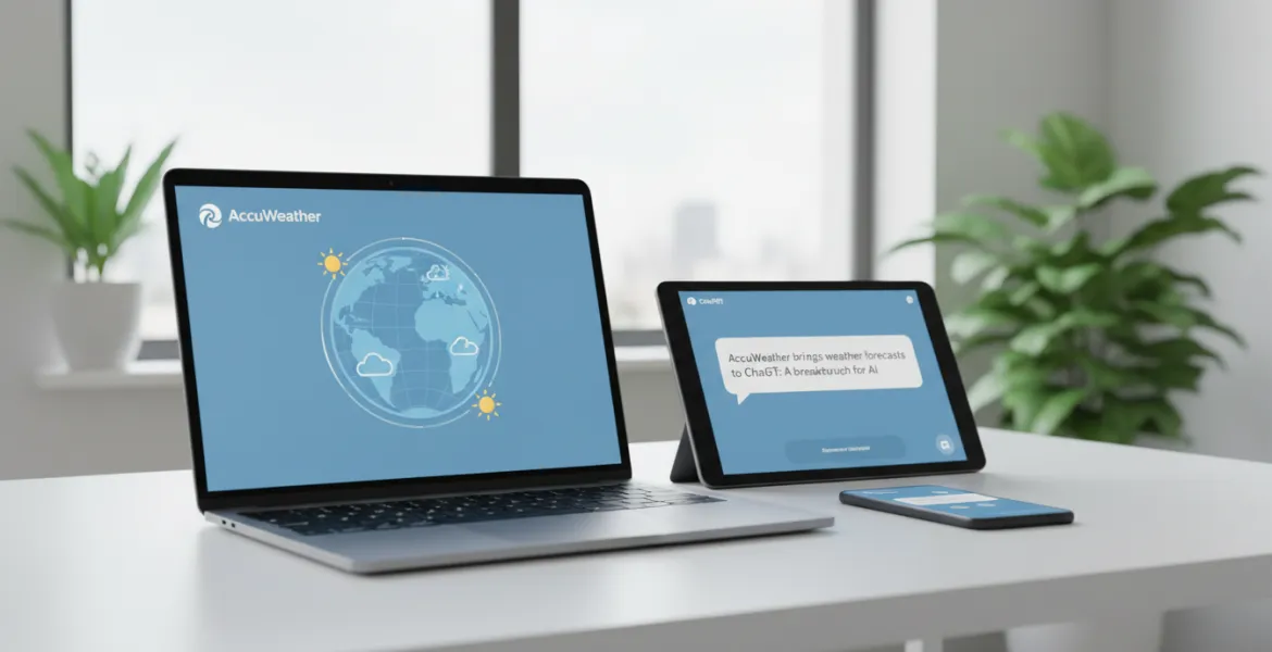 AccuWeather porta le previsioni meteo in ChatGPT: una svolta per l'IA