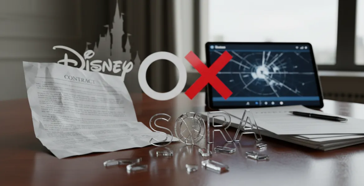 Disney abbandona l'accordo miliardario con OpenAI: stop all'uso di Sora